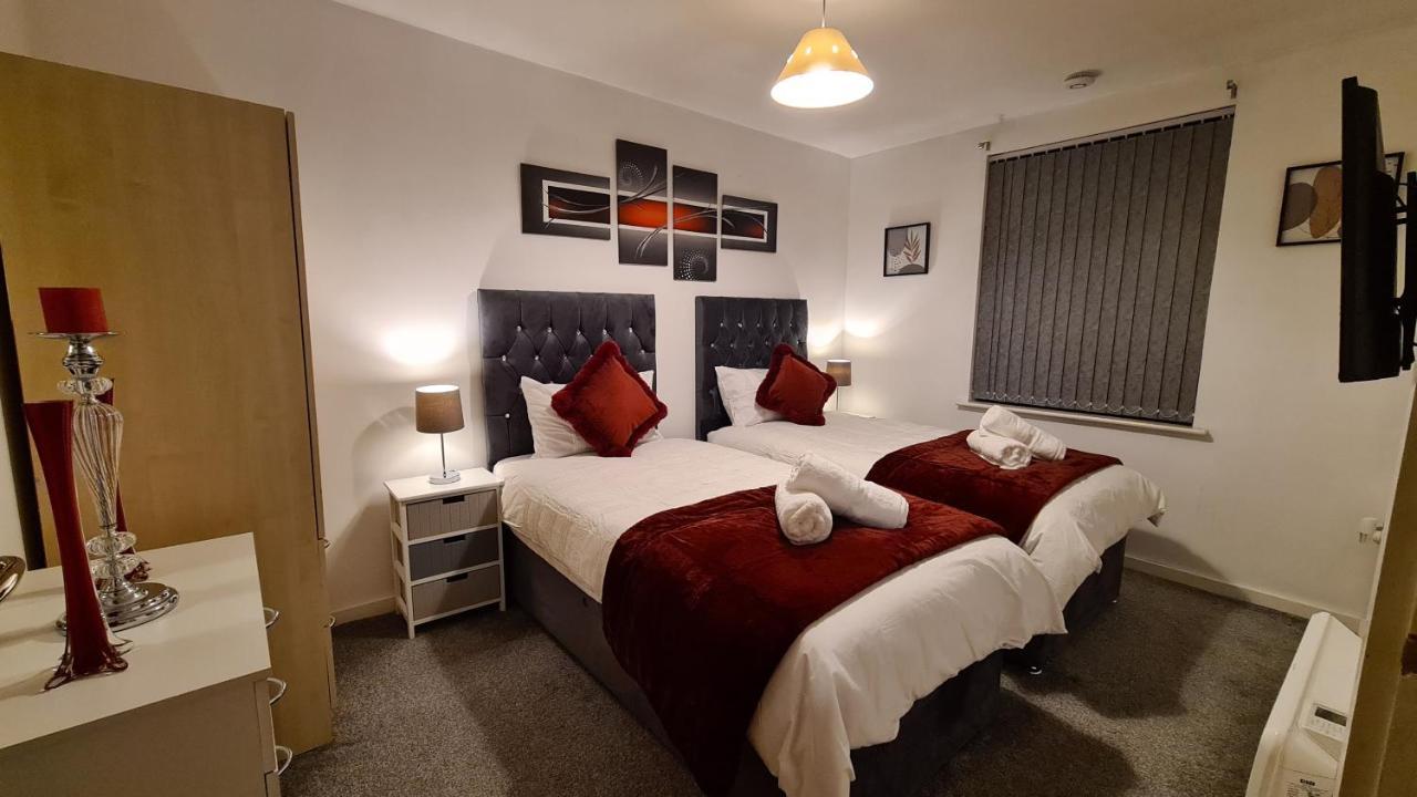 מנצ'סטר Luxury 2 Bed Apt With Free Wi-Fi & Parking מראה חיצוני תמונה